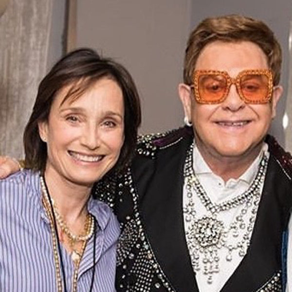 Kristin Scott Thomas at the 2020 Elton John concert
