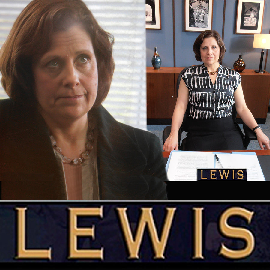 Pearls feature regularly in Lewis