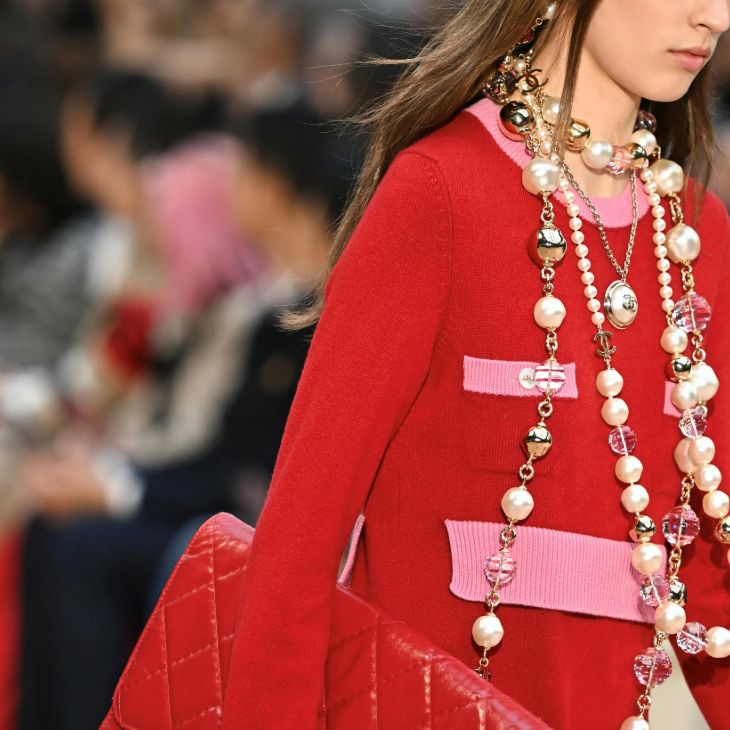 Chanel's Supersized Pearls Shine at Paris Fashion Week