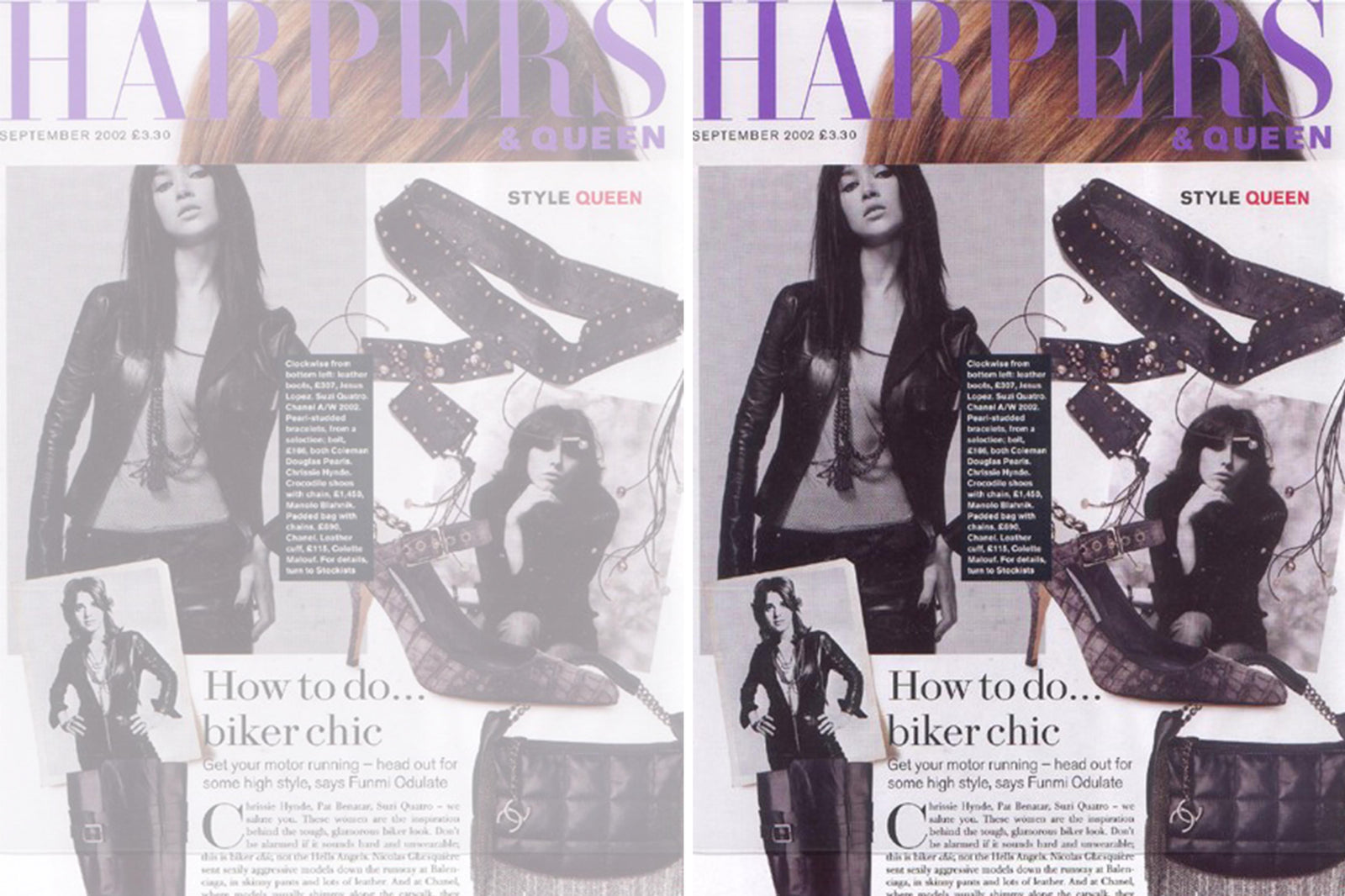 Harpers & Queen How to do Biker Chick