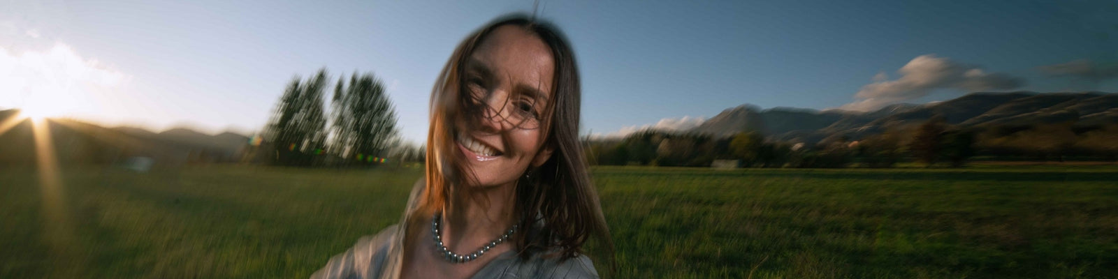 Woman Wearing Pearls On Sale