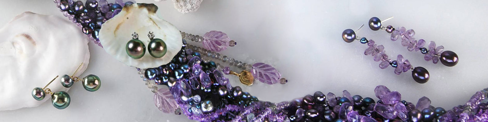 Black Pearl Earrings