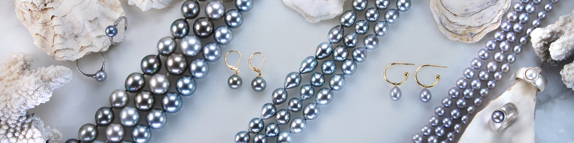 Grey Pearl Necklace