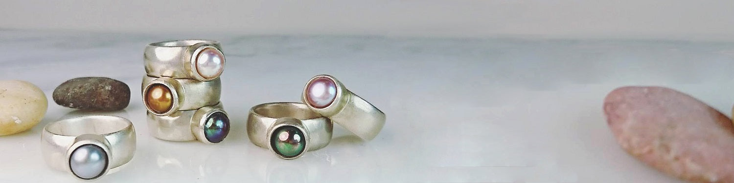 Copper Pearl Ring