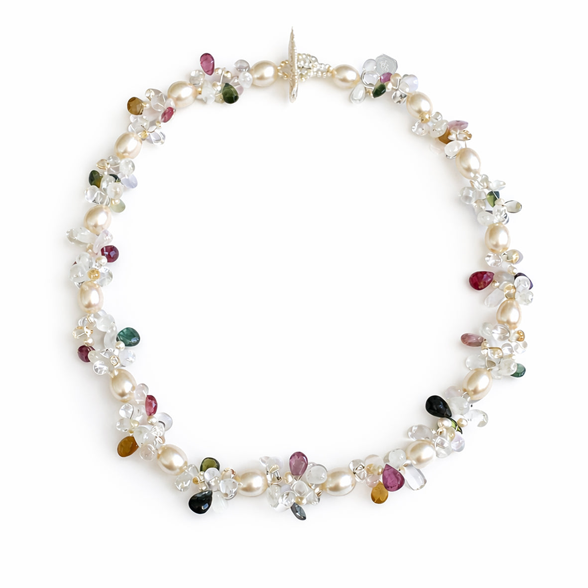 White Freshwater Pearl 'Tutti Frutti' Necklace