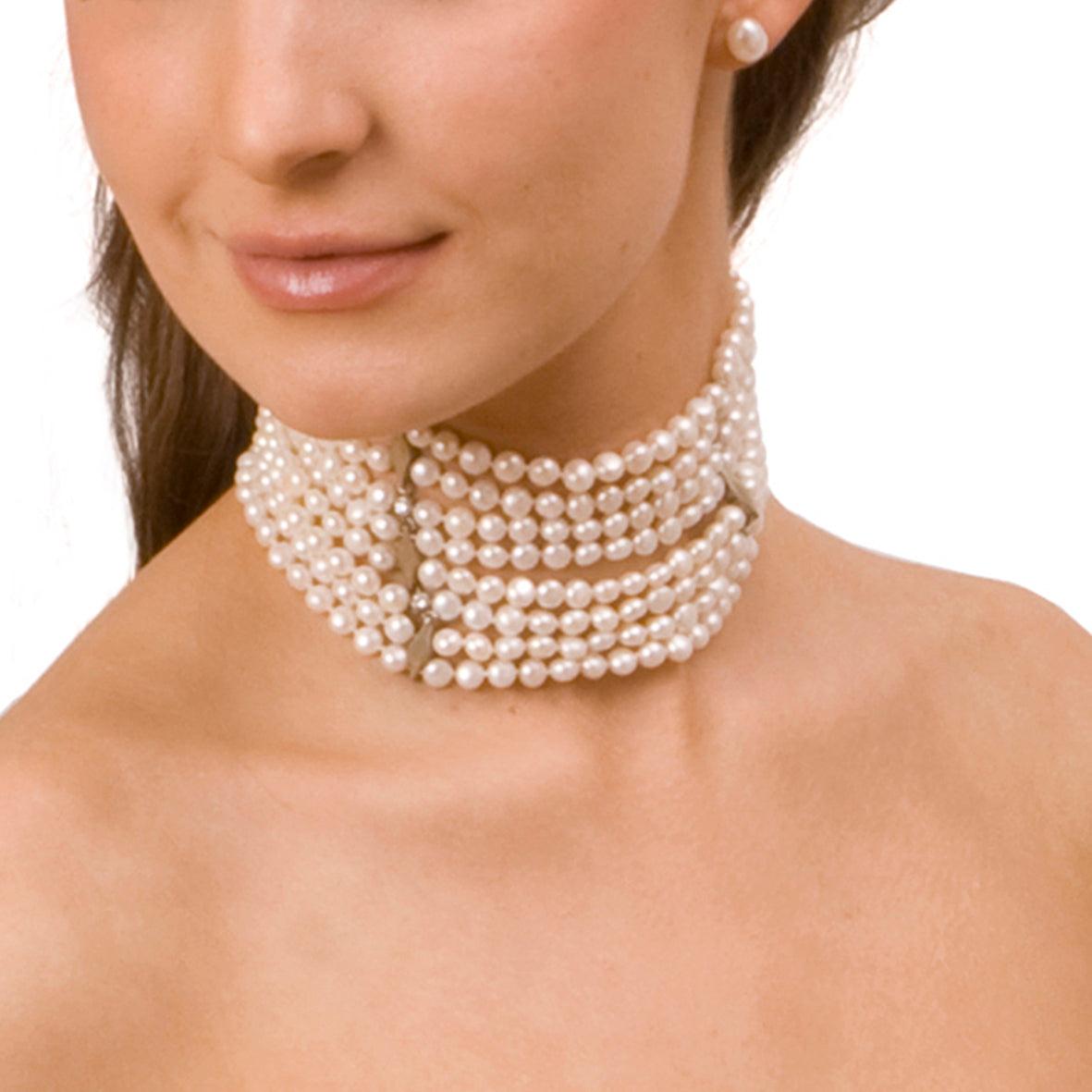 White Freshwater Pearl Choker