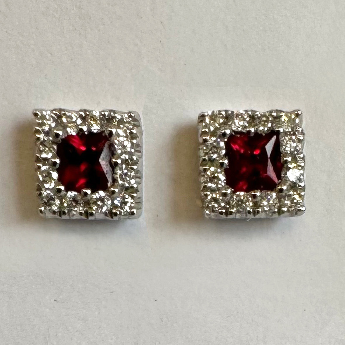 Grey Tahitian Pearl Optional Drop Ruby & Natural Diamond Earrings