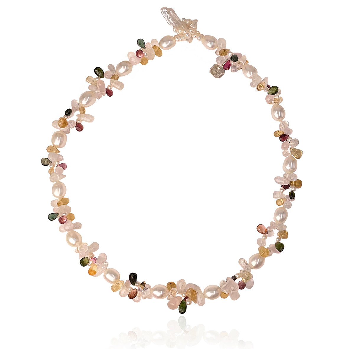 White Freshwater Pearl 'Tutti Frutti' Necklace