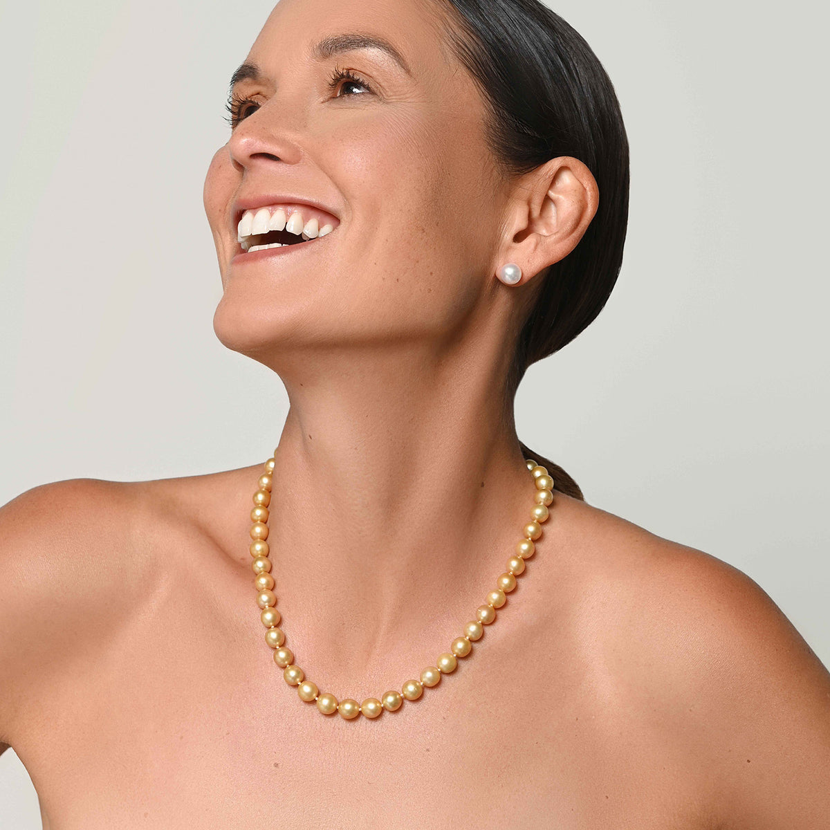 Gold South Sea Pearl Necklace