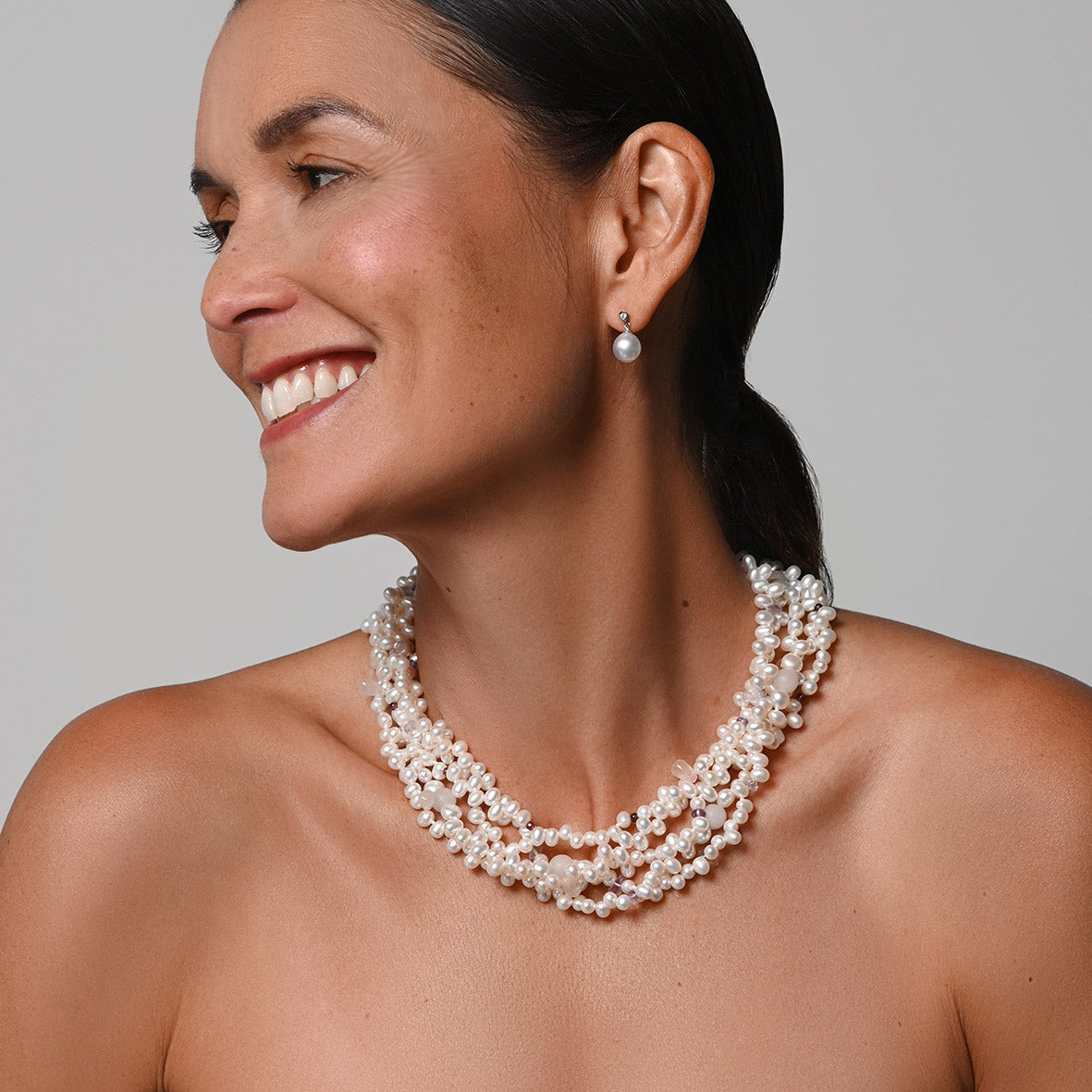 Pearl Necklace Japanese Akoya 8 Mm Pearl Necklace Silver Clasp 16 in Necklace Jewelry AAA Pearl Necklace Japanese Akoya 8 Mm Pearl Necklace Silver Clasp 16 in Necklace Jewelry AAA