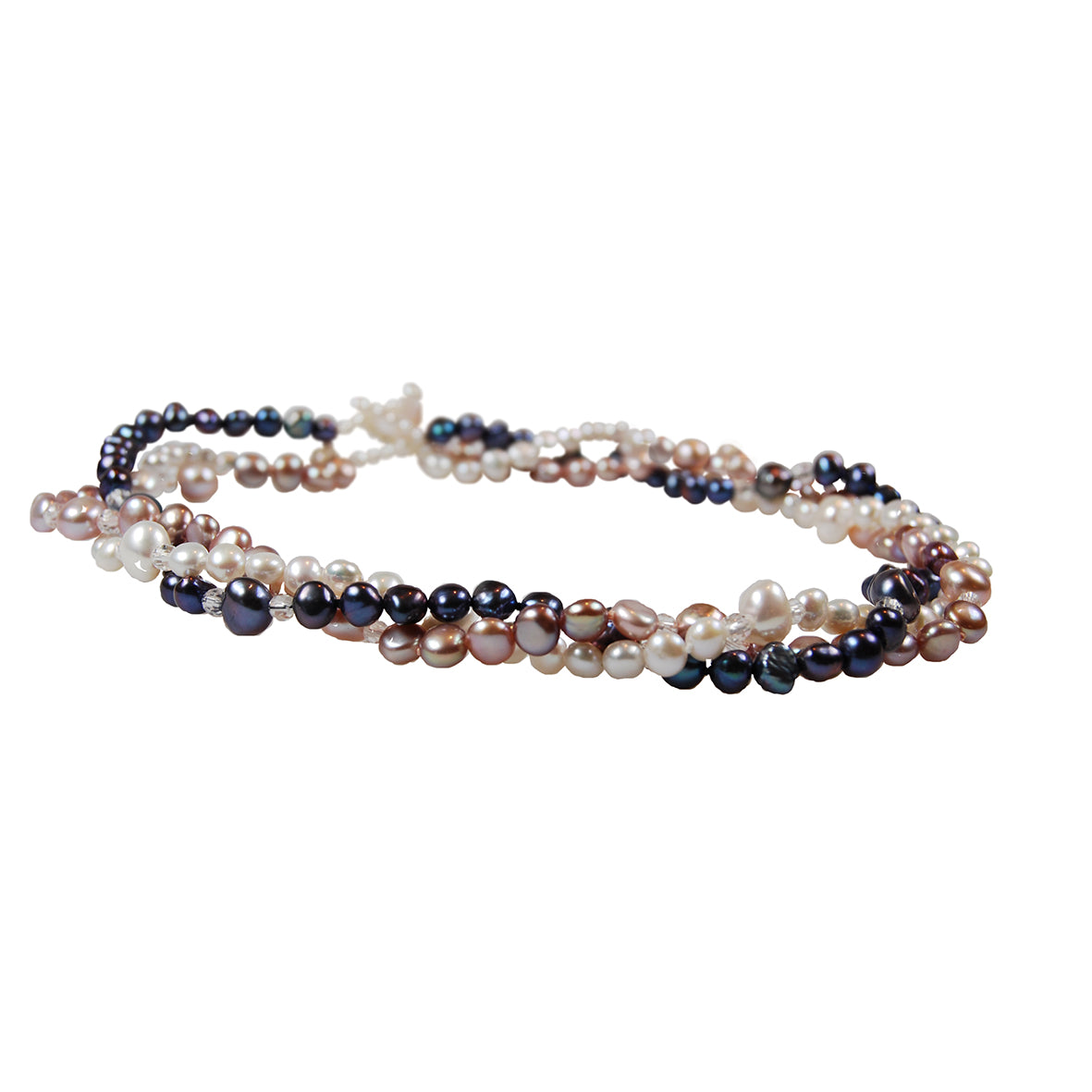 Limited Edition Biwa Pearl Triple Strand Necklace