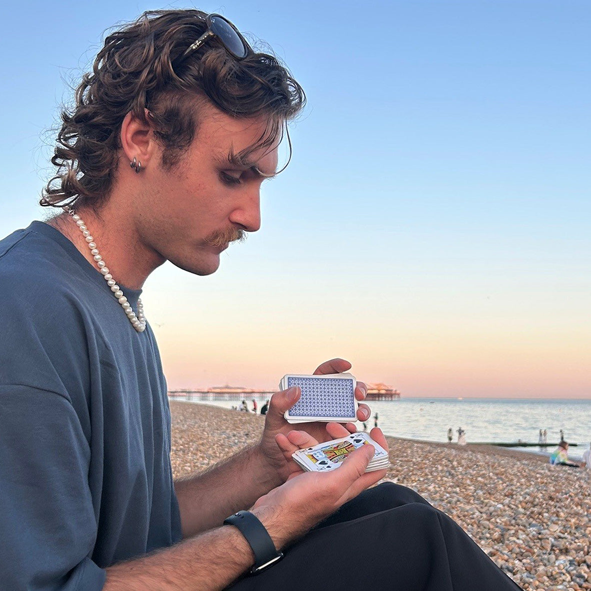 White Freshwater Pearl Medium Single Strand Necklace