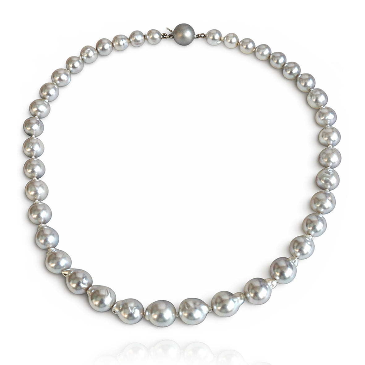 Blue-Grey Akoya 'The Original' Pearl Necklace