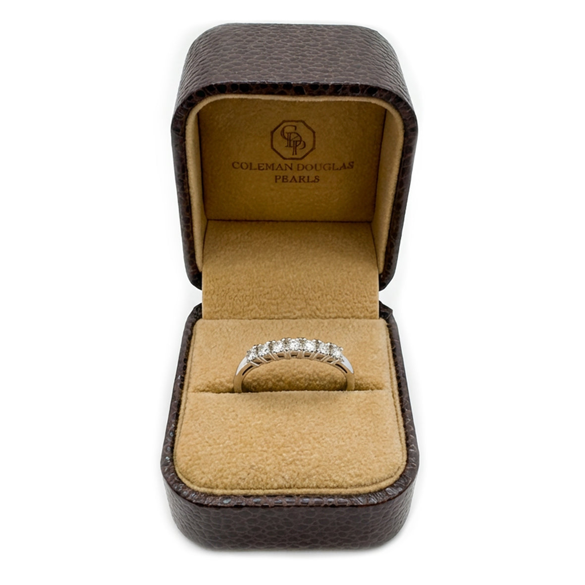 Platinum Seven-Stone Brilliant-Cut Diamond Ring