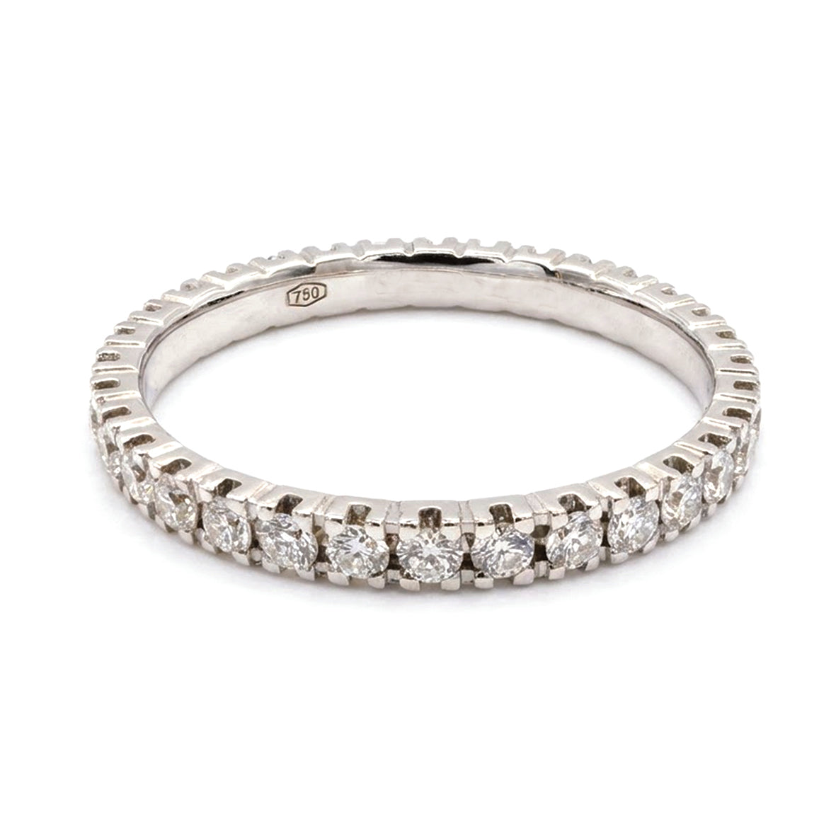 White Diamond 18ct White Gold Eternity Ring