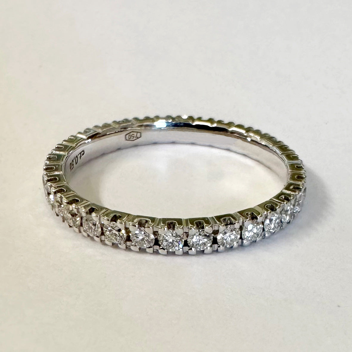 White Diamond 18ct White Gold Eternity Ring