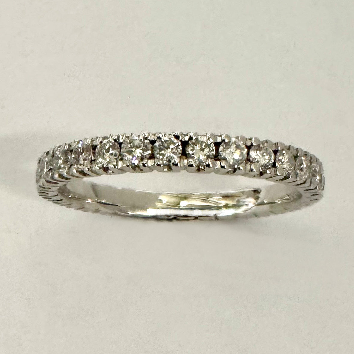 White Diamond 18ct White Gold Eternity Ring