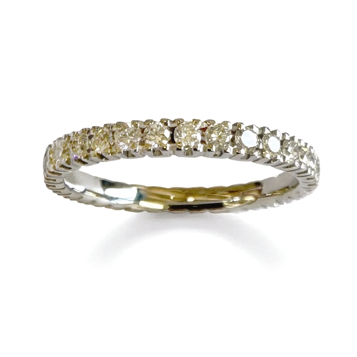 White Diamond 18ct White Gold Eternity Ring