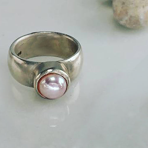Jamie Joseph Pink Cultured Pearl Ring – OMO Jewels & Gifts