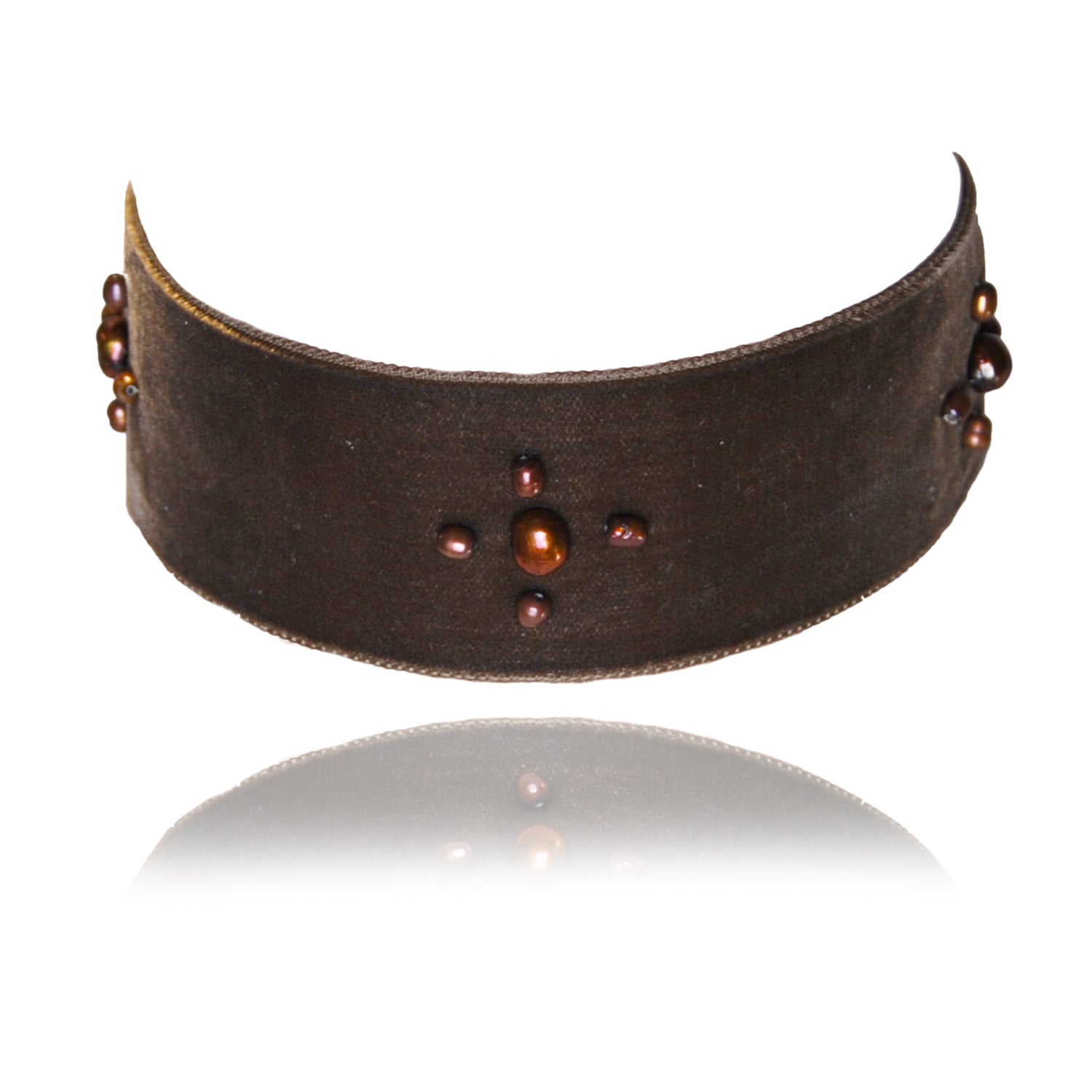 Velvet Pearl Choker