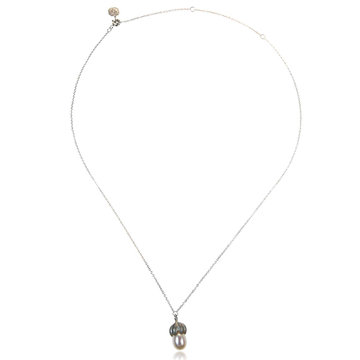 White Freshwater Pearl 'Bud' Pendant