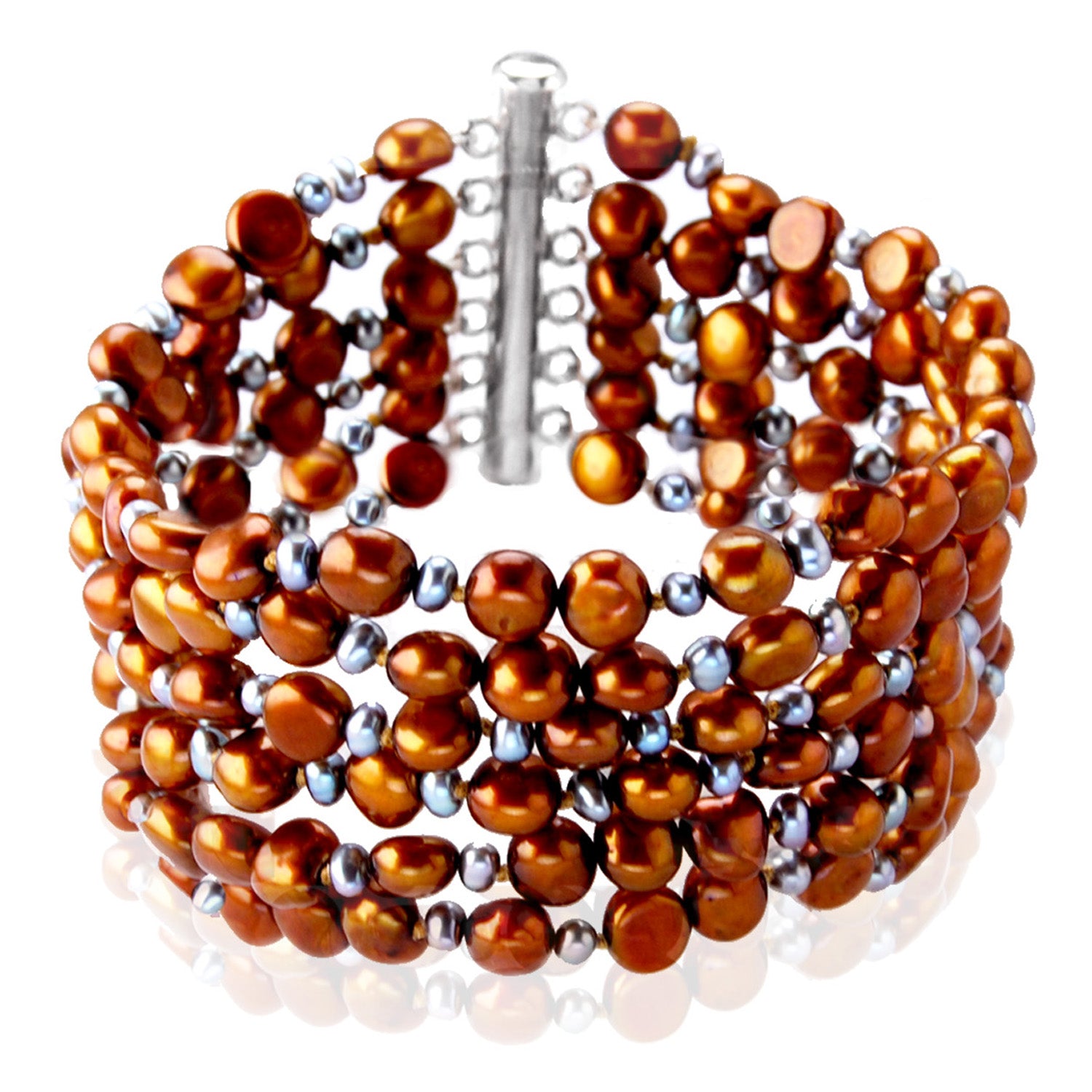 6 Strand Pearl Bracelet