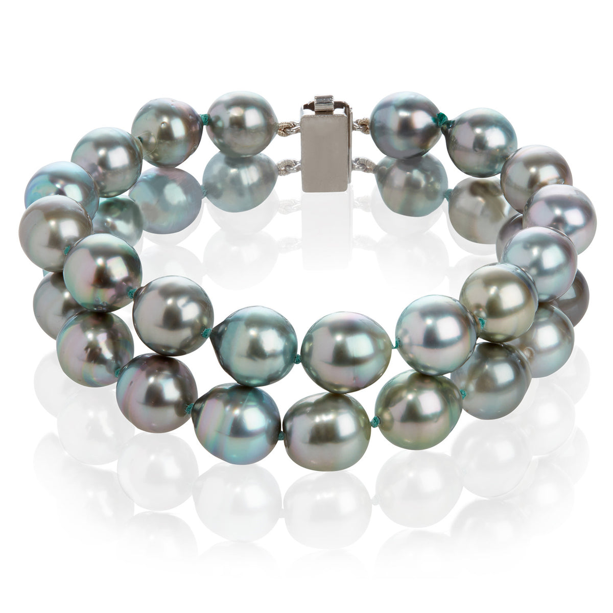 Tahitian Cultured Pearl Double Strand Bracelet