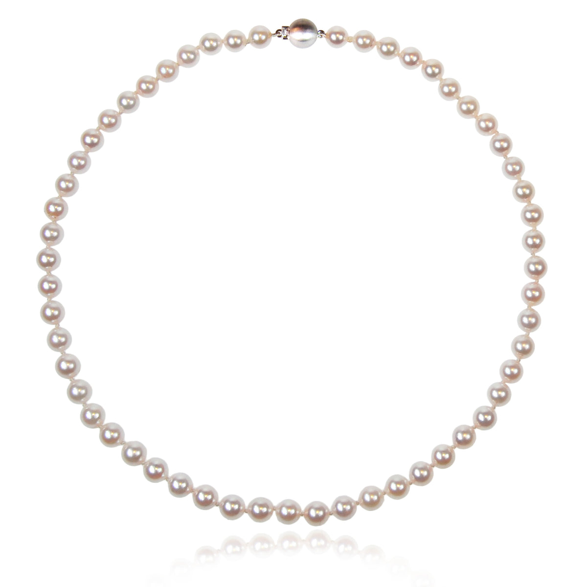 Single Strand Freshwater Pearl Large Necklace
