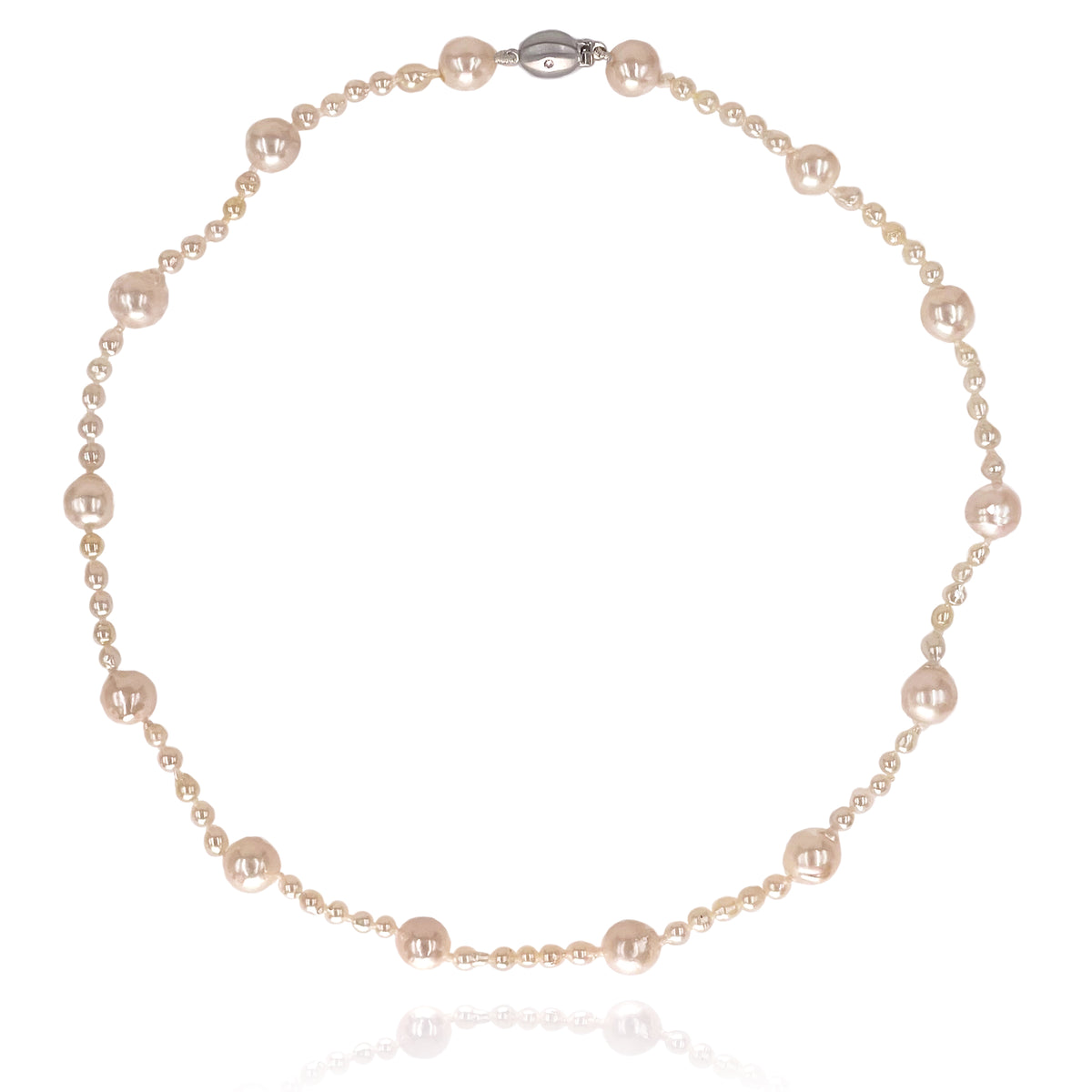 White Seed &amp; Akoya &#39;The Original&#39; Pearl Necklace