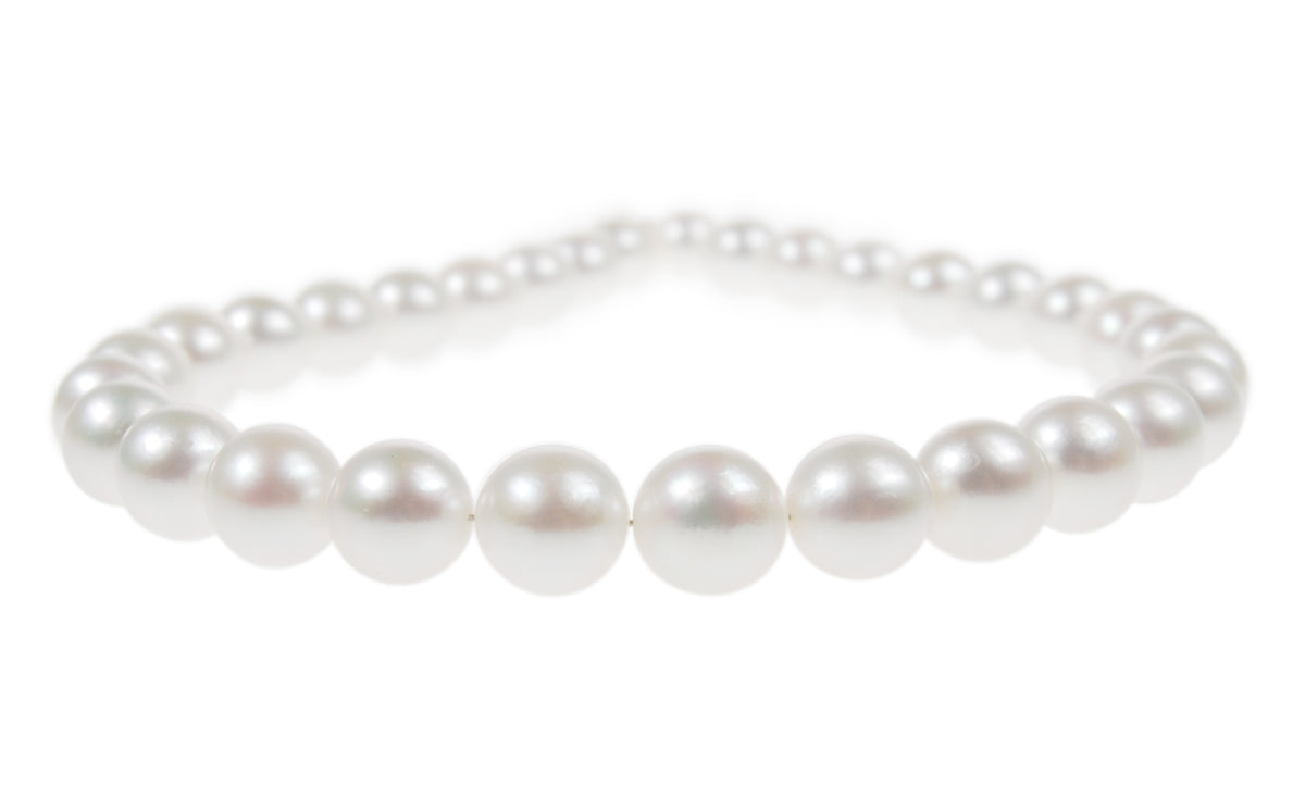 White-Gold South Sea Pearl Necklace (Made To Order)