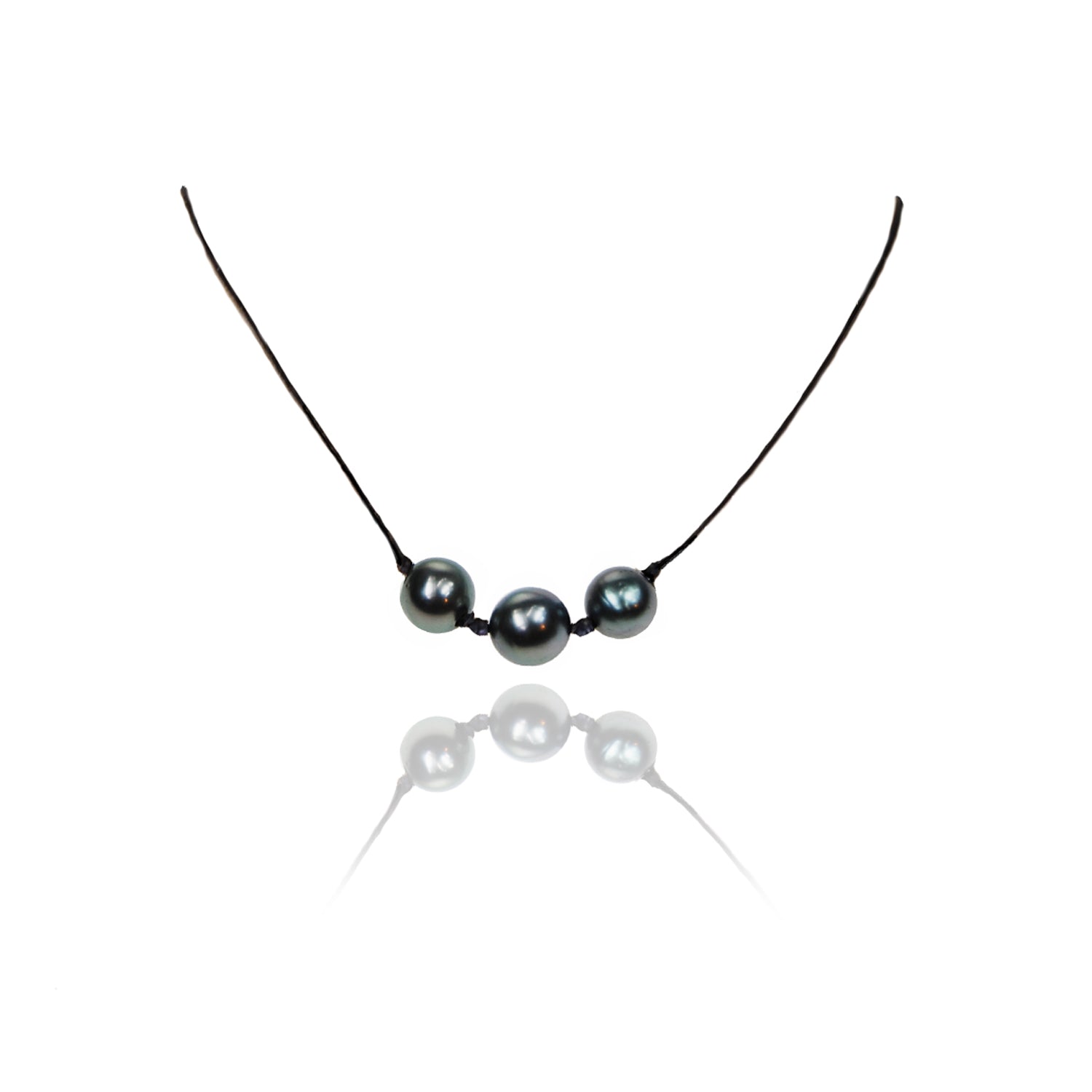 Friendship Tahitian Triple Pearl Necklace